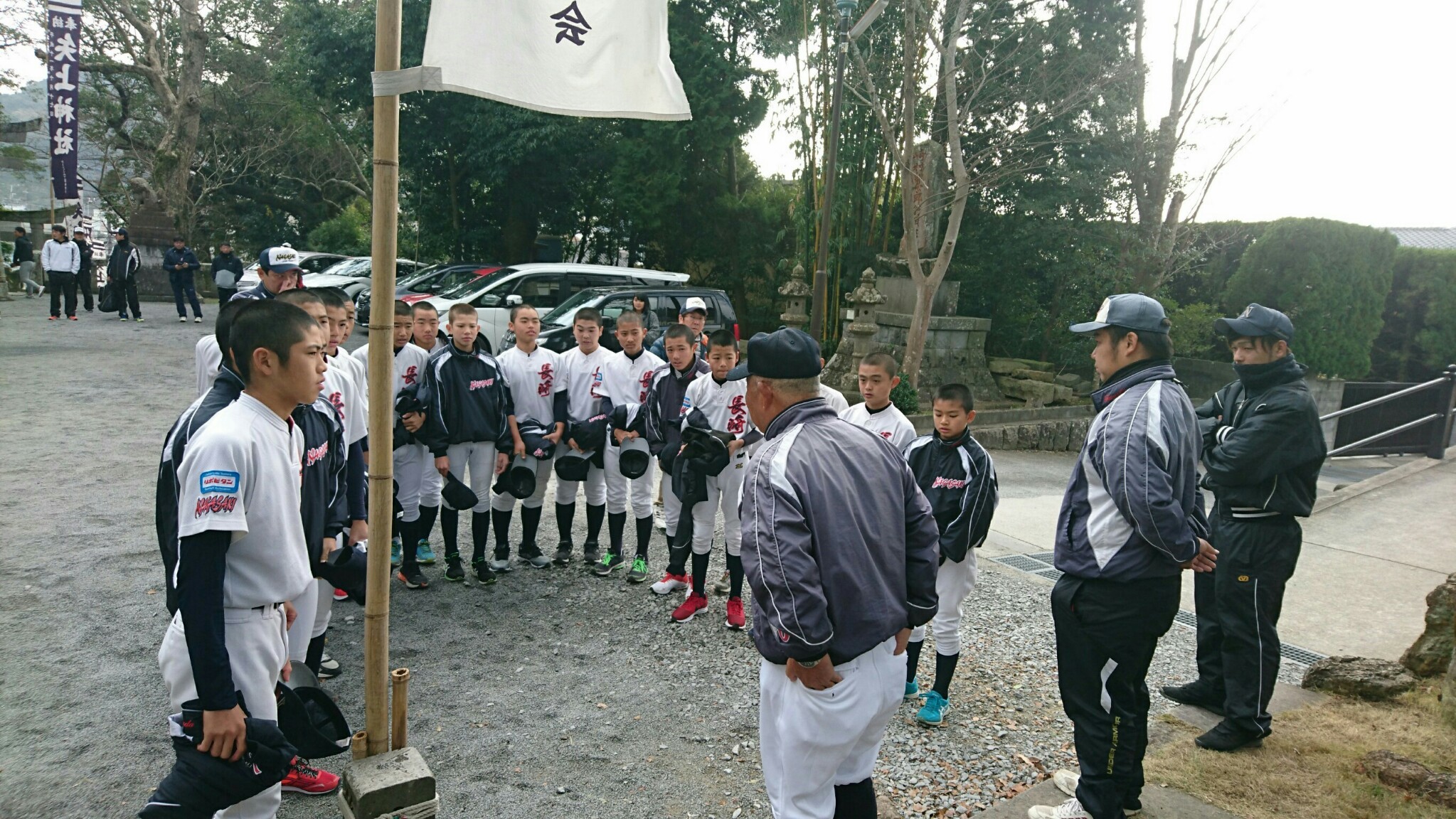 新春矢上神社必勝祈願